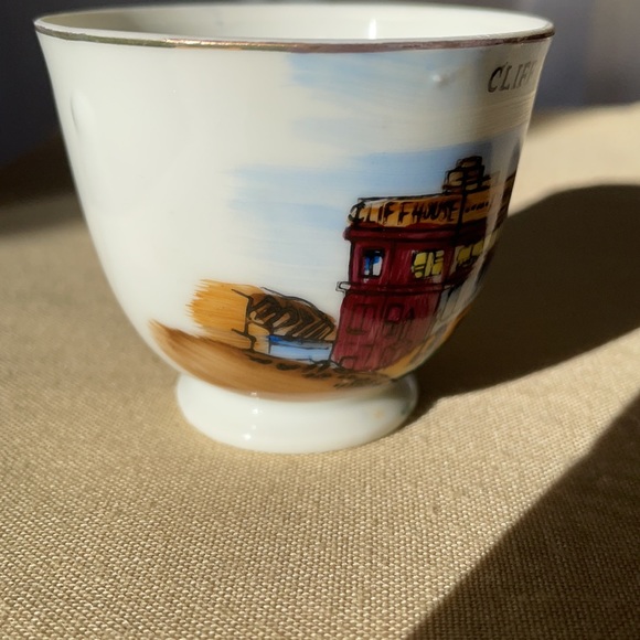 Cliff House teacup and saucer from 1950’s - Picture 4 of 8